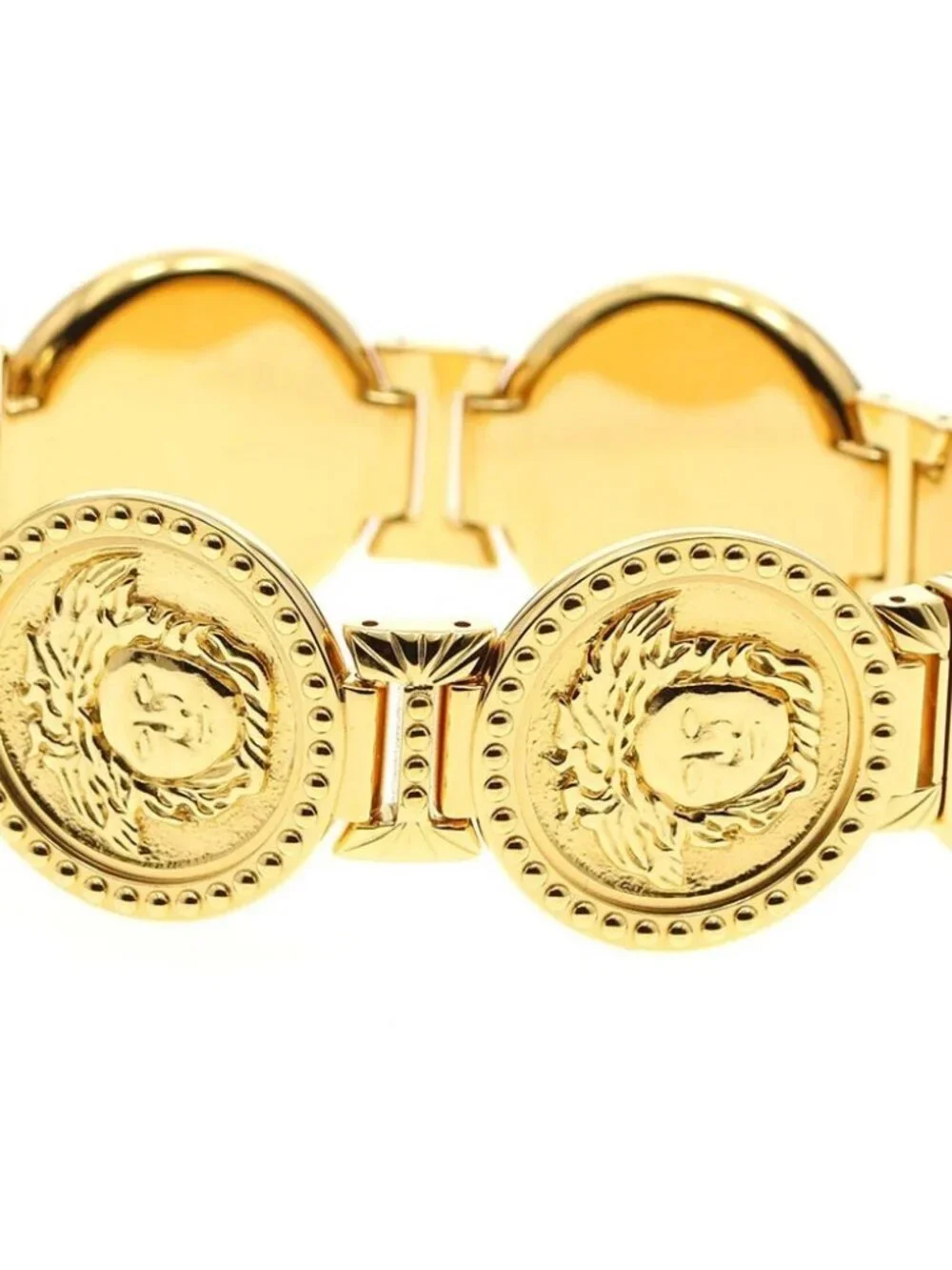 VERSACE Medusa 7008002 Coin watch black Dial Quartz Ladies Watch_963041